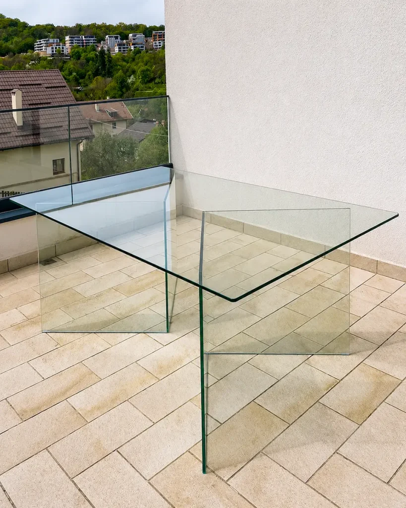 glass table