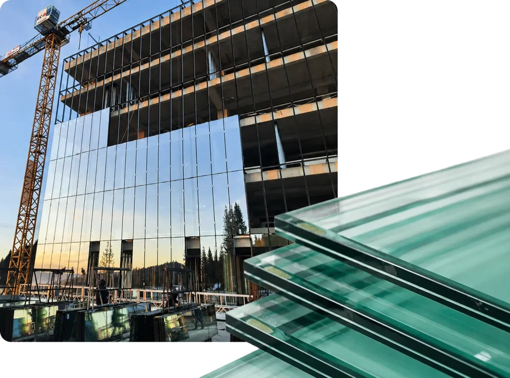 sticla laminata pentru fatade